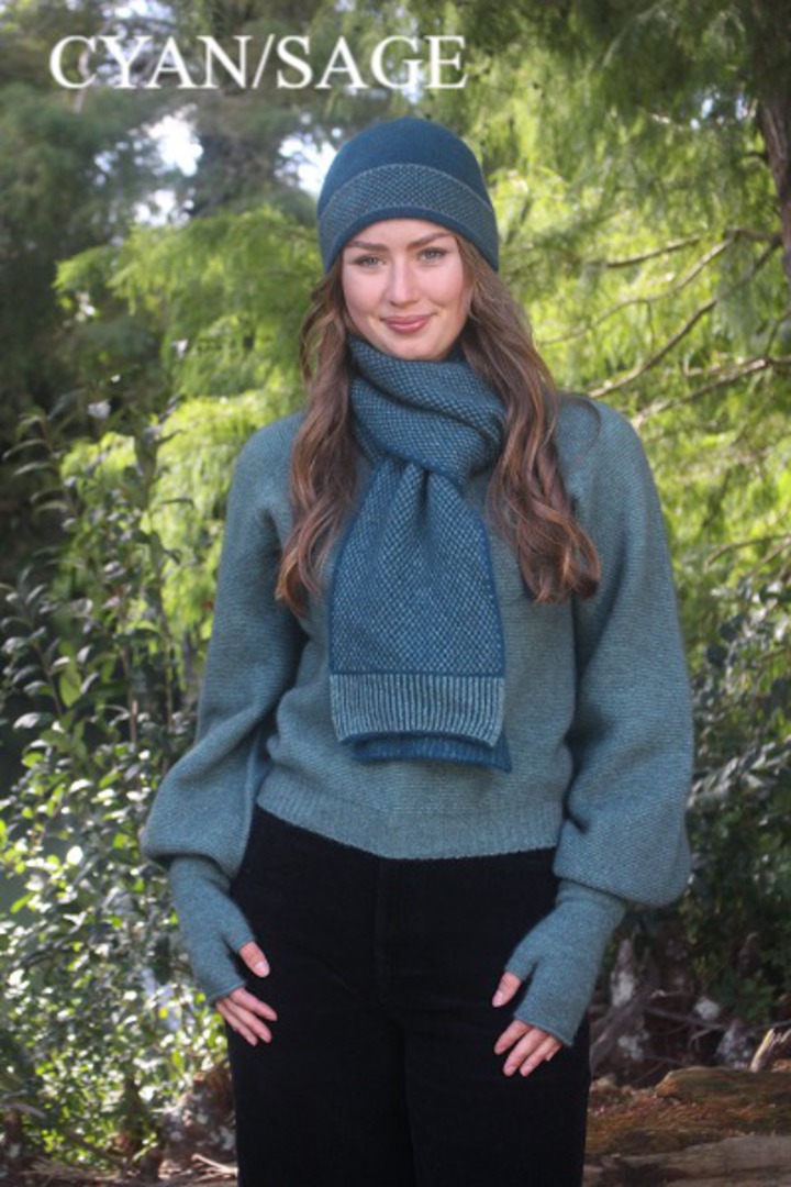 9870 Merino Possum Morse Scarf image 7